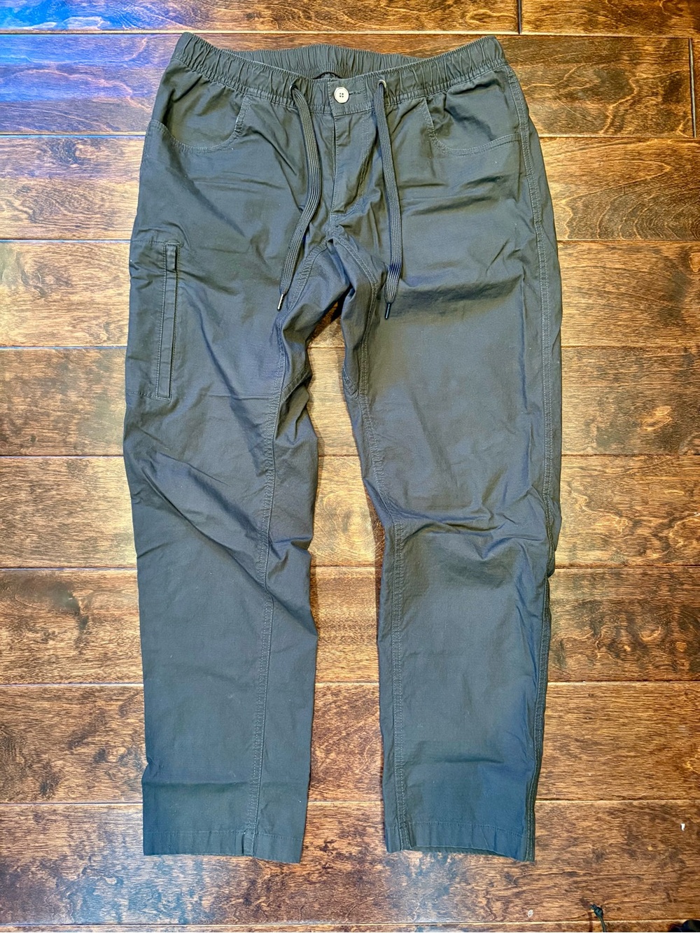 BYLT Basics Black Drawstring Cargo Pants